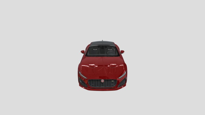 Free_jaguar_f-type_rigged_high-poly 3D Model