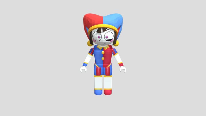 Pomni roblox rig 3D Model