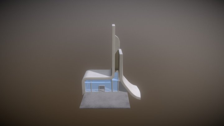 Futuristic building 3D Model