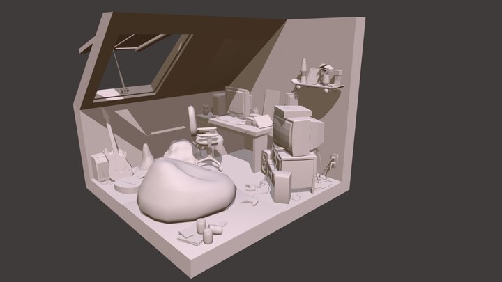 DAE Crib / Model Base 3D Model