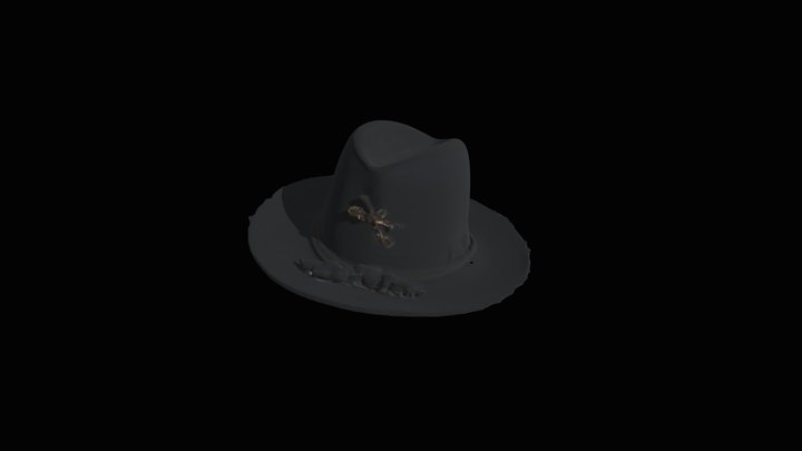19th Century Calvary Hat 3D Model