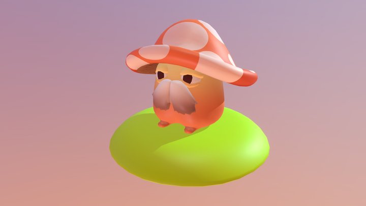 3December 2021 Day 01: Mushroom 3D Model