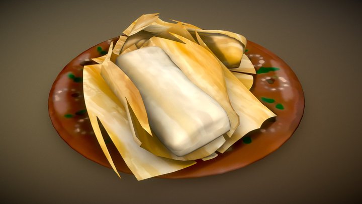 Tamales Rojos 3D Model