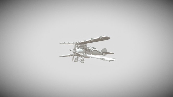 Fighter plane 3D Model