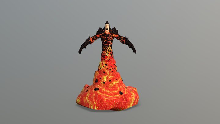 The HE BO is lava 3D Model
