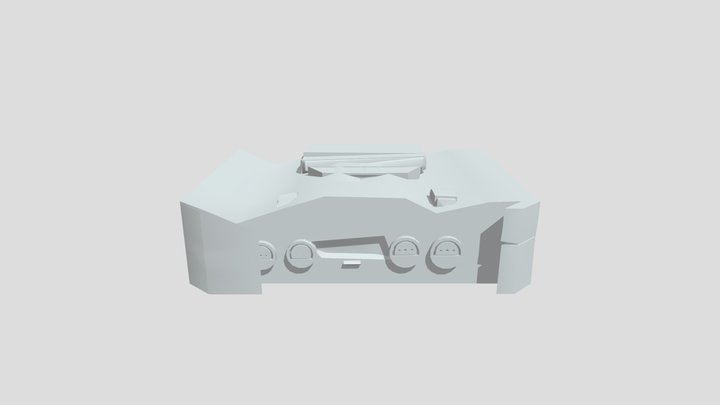 Nintendo 64 3D Model