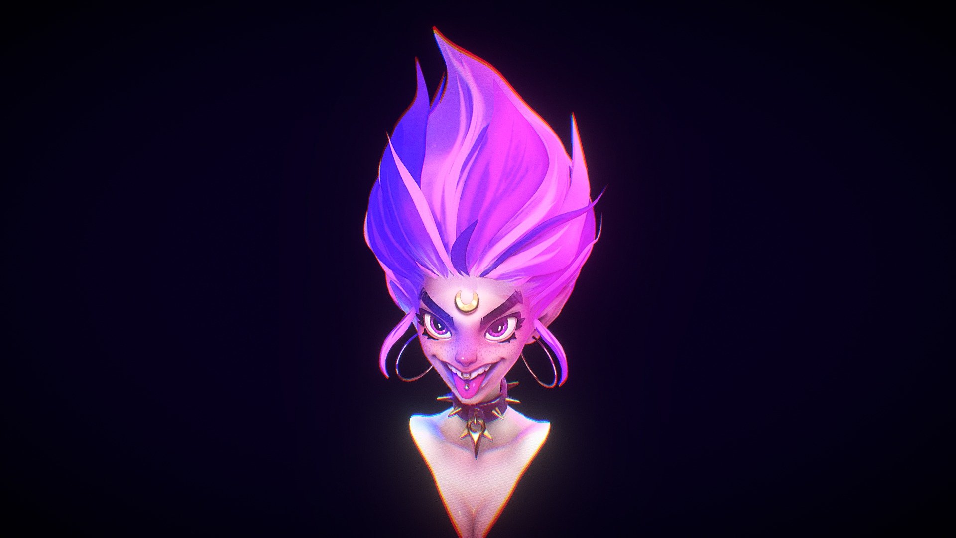 Neon Pixie - Buy Royalty Free 3D model by Truneps [e865028] - Sketchfab ...