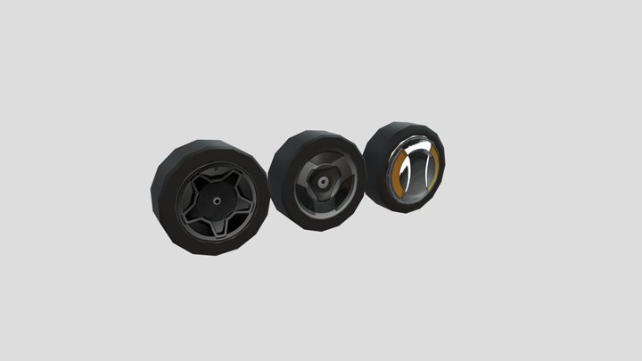 Rims_Low Poly 3D Model
