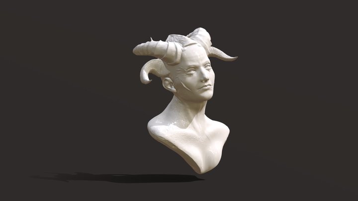 Infernal Lady Faun 3D Model