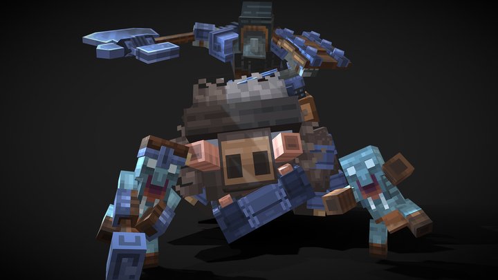Minecraft | Ghoul MAster 3D Model