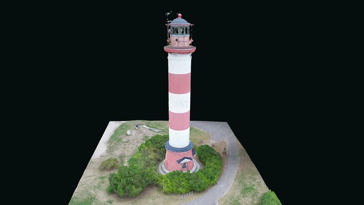 Nida Lighthouse 3D Model