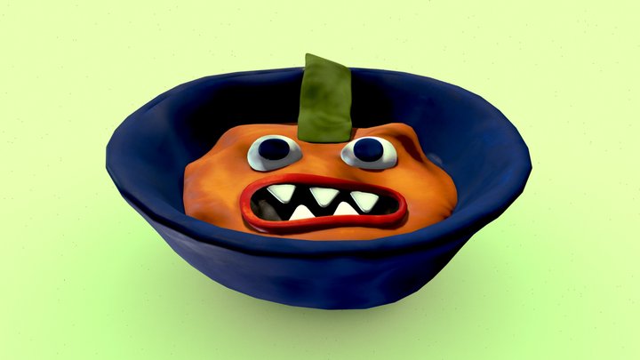 Normal Bowl of Soup 3D Model