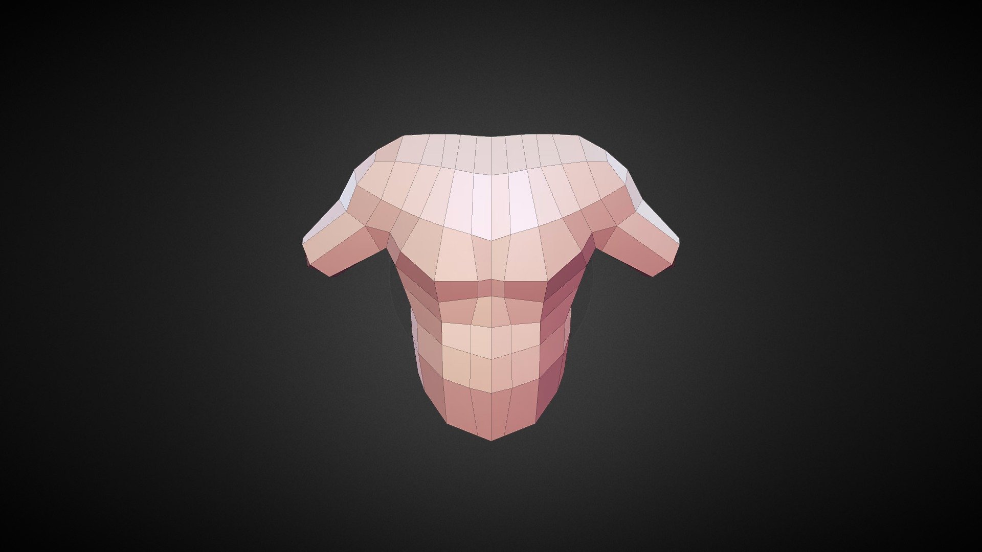 Male torso basemesh