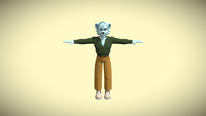 Knaller Lowpoly 3D Model