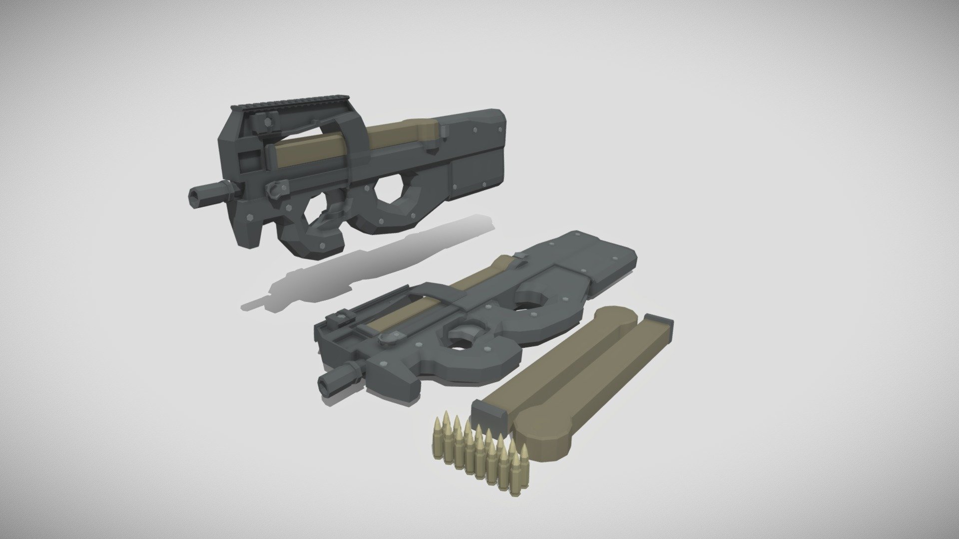 FN P90 - Download Free 3D Model By Lolik123654 [e86a234] - Sketchfab