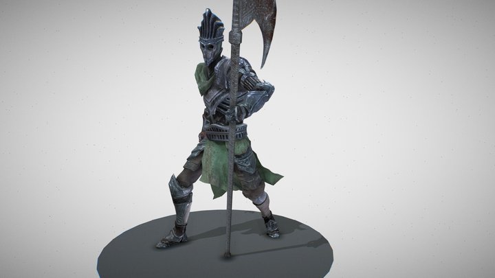 Forgotten Knight - Darksouls 3 fanart 3D Model