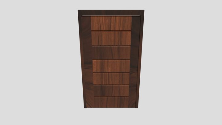 wooden door 3D Model