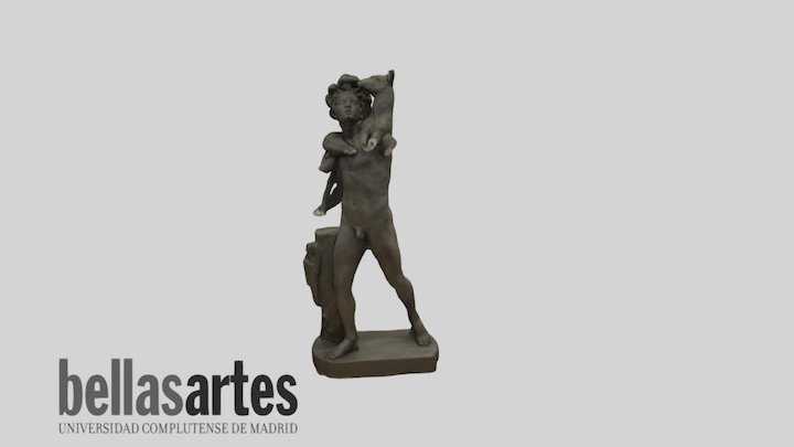 Fauno with Kid 3D Model