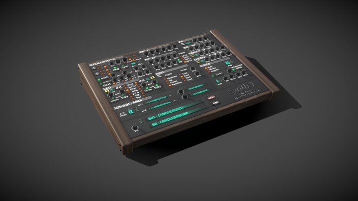 synth 1 3D Model