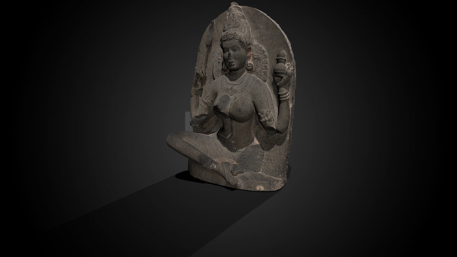 Yogini with a jar, early 10th C CE