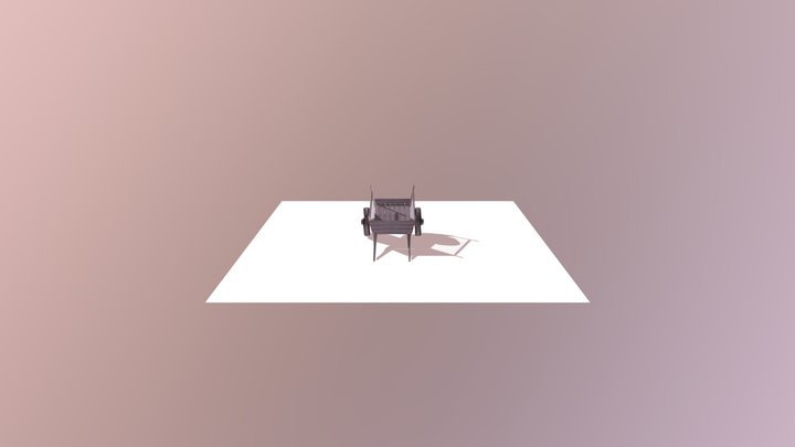 Hand Cart 3D Model