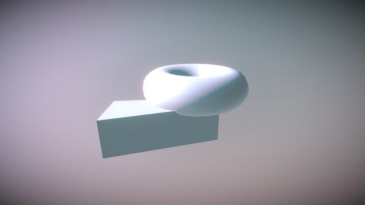 Donut Island 3D Model