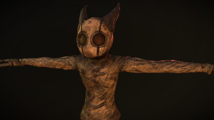 Humanoid Creature 3D Model