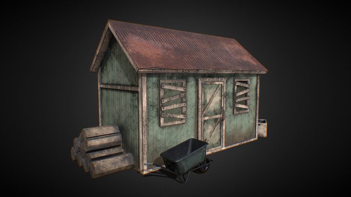 coal House 3D Model