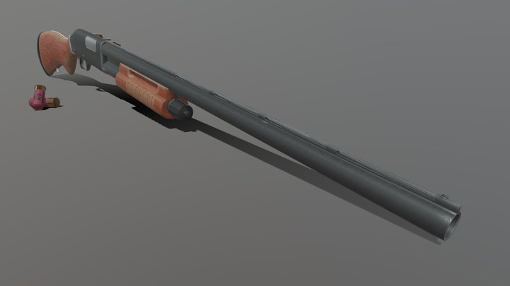 Shotgun 3D Model