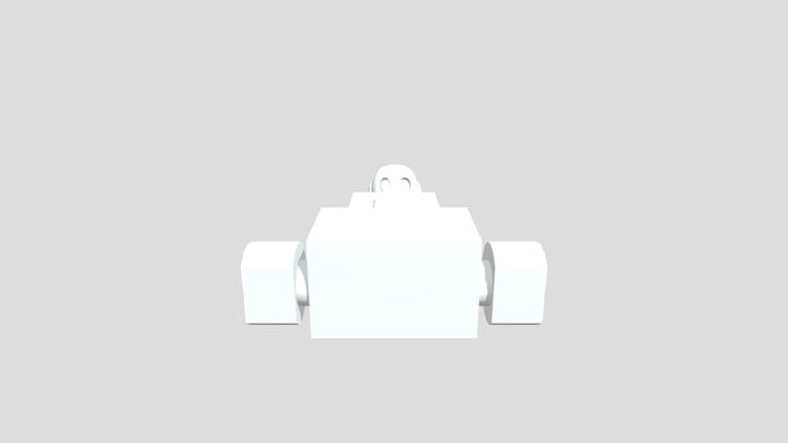 Staff Lower Half And Head 3D Model