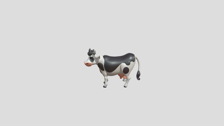 Poppop.ai - Cow_rig - Rigged – Modèle 3D gratuit STL