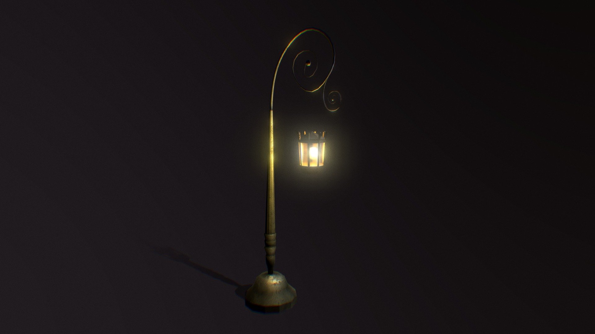 Farola Toon - Streetlight - Low Poly