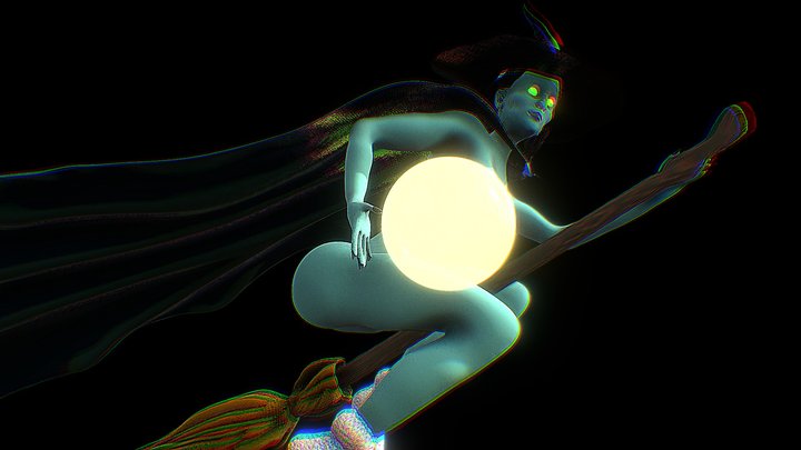 Halloween_witch 3D Model