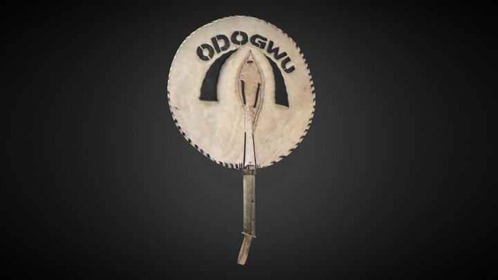 Igbo Odogwu hand fan 3d Model 3D Model