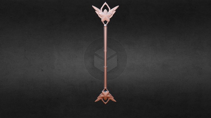 Lux Star Guardian Staff 3D Model