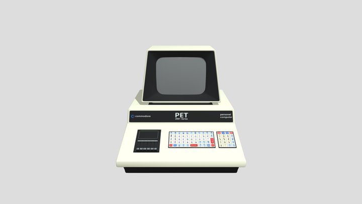 COMMODORE PET Series 2001 3D Model