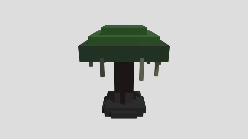 Spanish Moss Cypress - Voxel 32x32