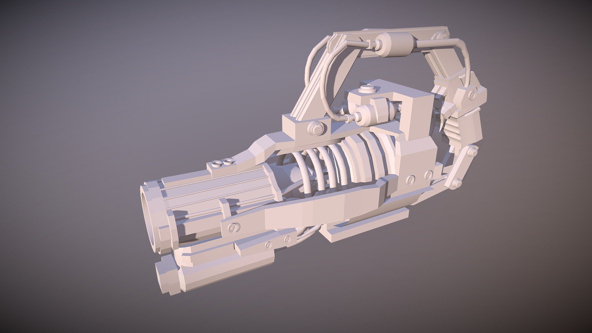 Sci-fi Hypersonic Gun Machine