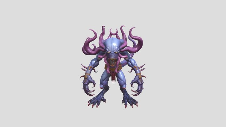 C'Thun Monster 3D Model