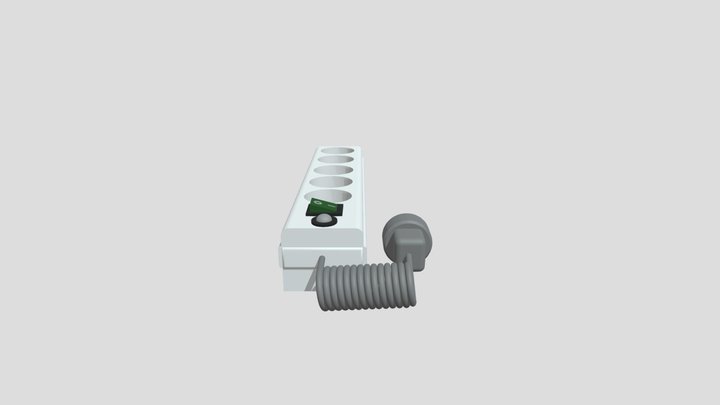 Extension Cord (электрический удлинитель) 3D Model