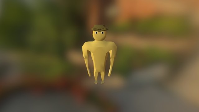 Primal Character 3D Model