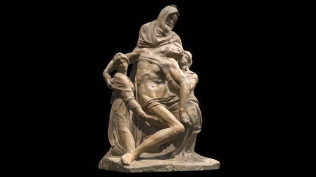 Michelangelo's Pieta 3D Model