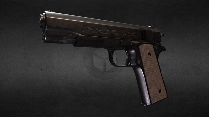 M1911 – Modello 3D gratuito STL