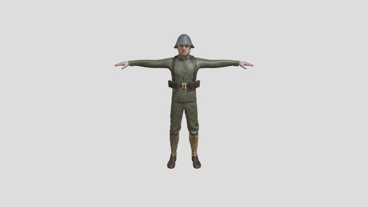 Infanteria De Linea 3D Model