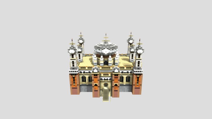 Temple 3D Model