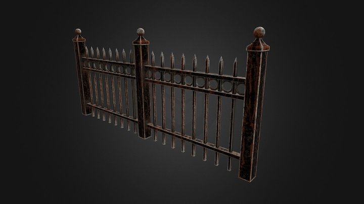 old fence 3D Model