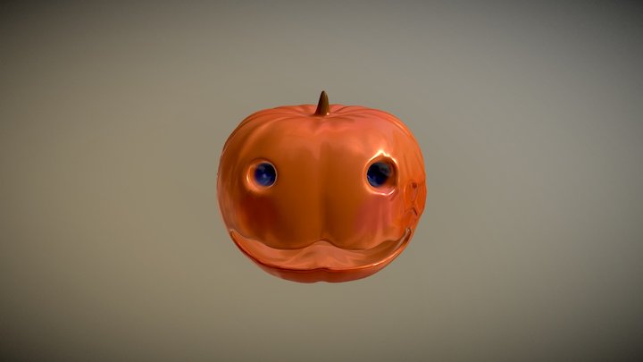 kawaii pumpkin 3D Model