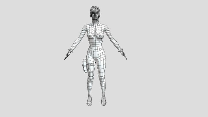 Human Model 3D Model
