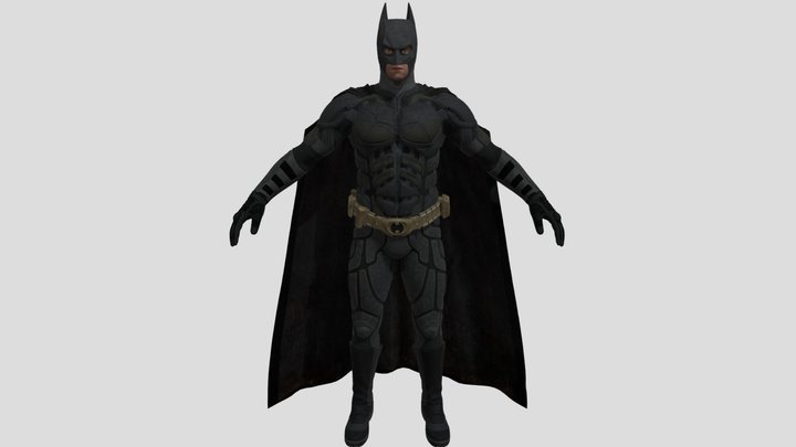 Dark Knight Suit - Textured and Rigged