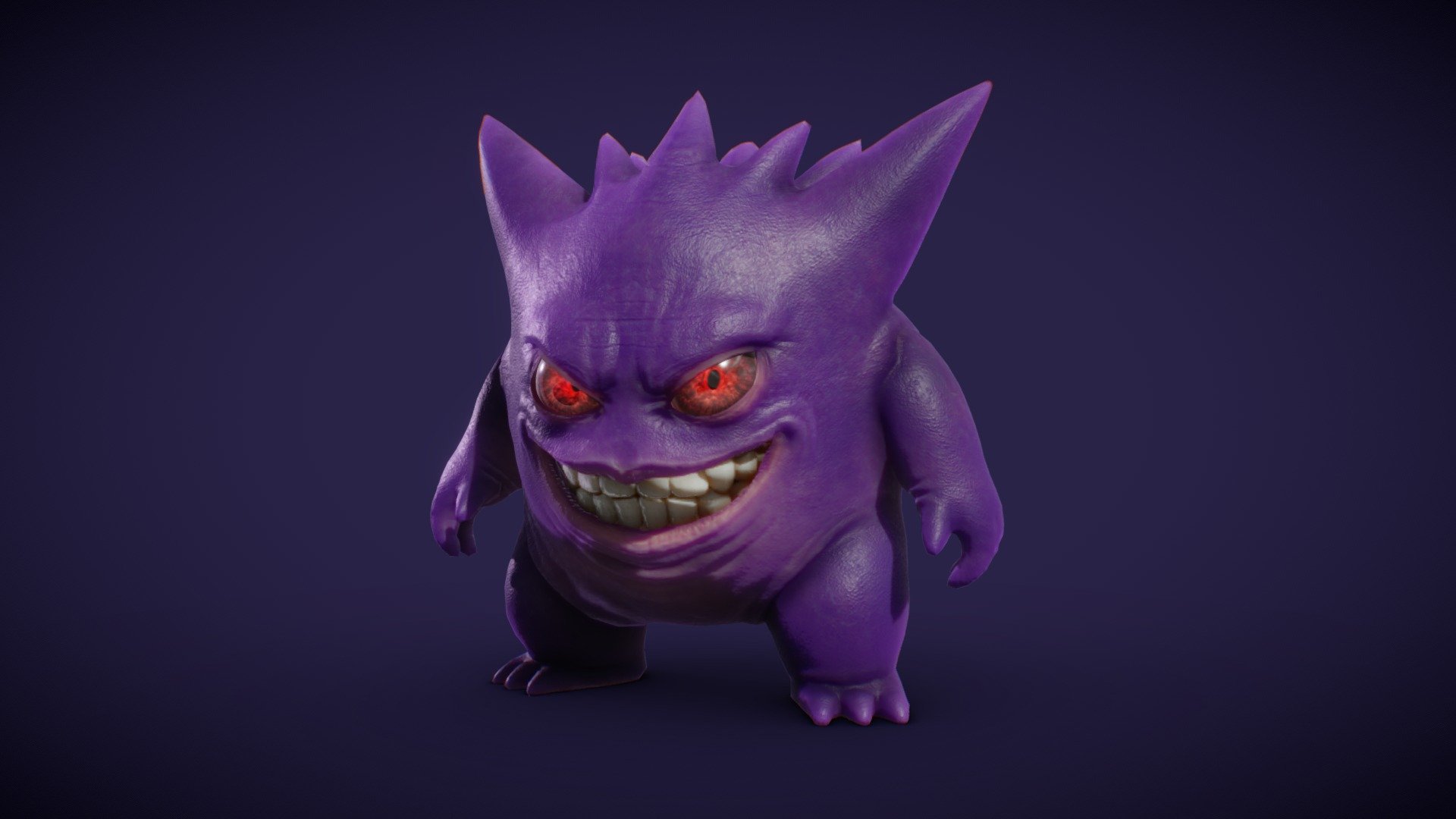 Gengar Buy Royalty Free 3d Model By Aran Aran34x [e87cd5b] Sketchfab Store